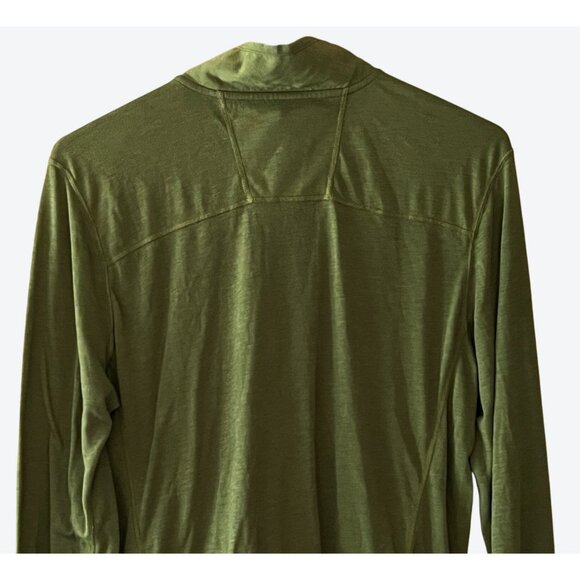 Outdoor Research Women's Medium Long Sleeve 1/4 Zip Baselayer Top Green - Picture 7 of 8